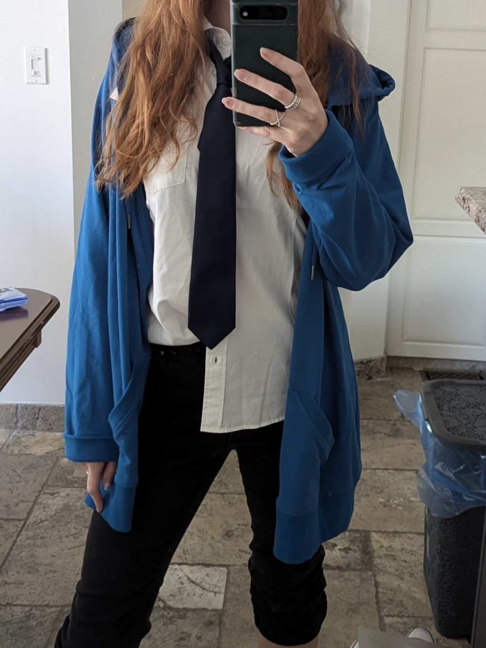 Northern Reflections Blue Zip Up Hoodie